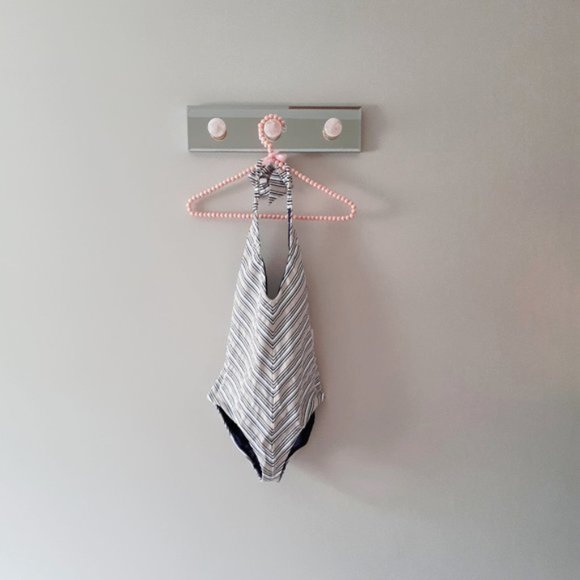 NWT Pilyq striped chevron print one piece swimsuit - Picture 3 of 5